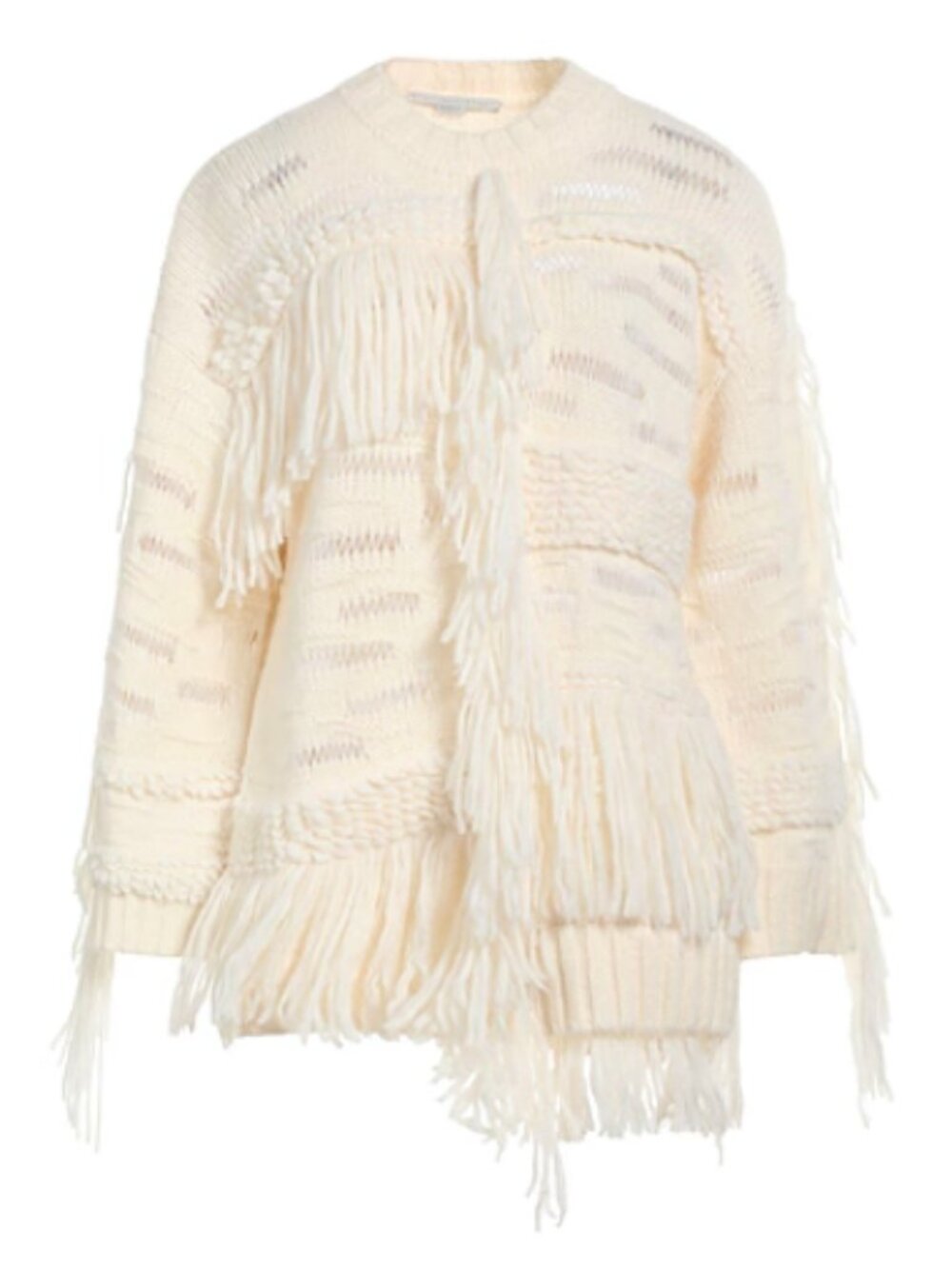 NWT Stella McCartney Alpaca Airy Fringe Sweater